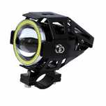 Far Trotineta electrica PROIECTOR MOTO LED CU ANGEL EYE, 10 W lupa