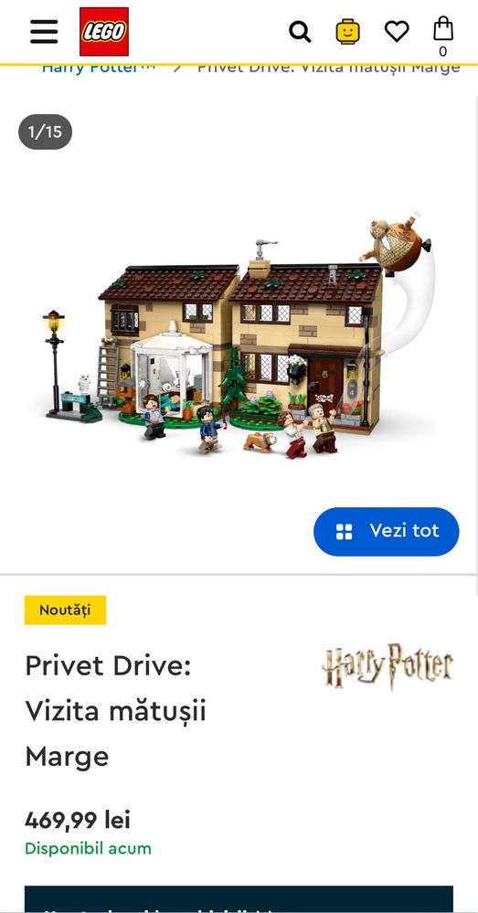 Vand Lego Harry Potter