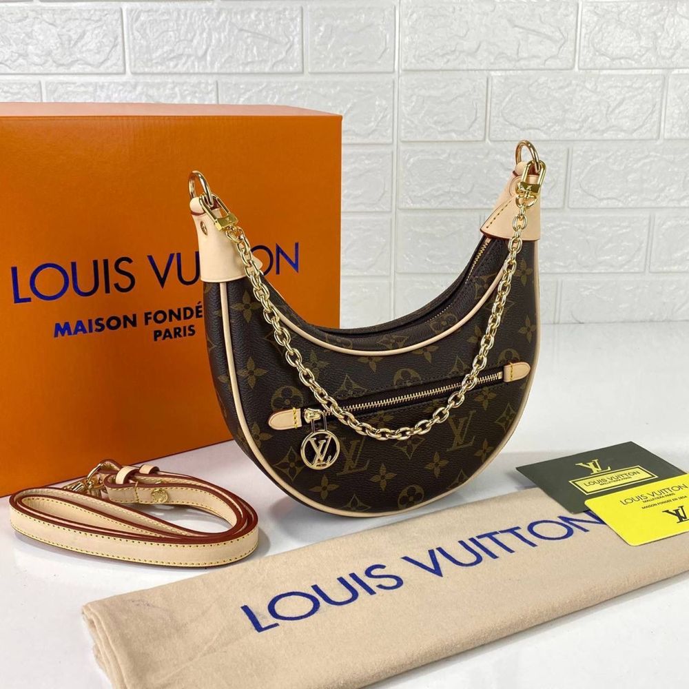 Дамска чанта Louis Vuitton Loop Bag, 100% естествена кожа