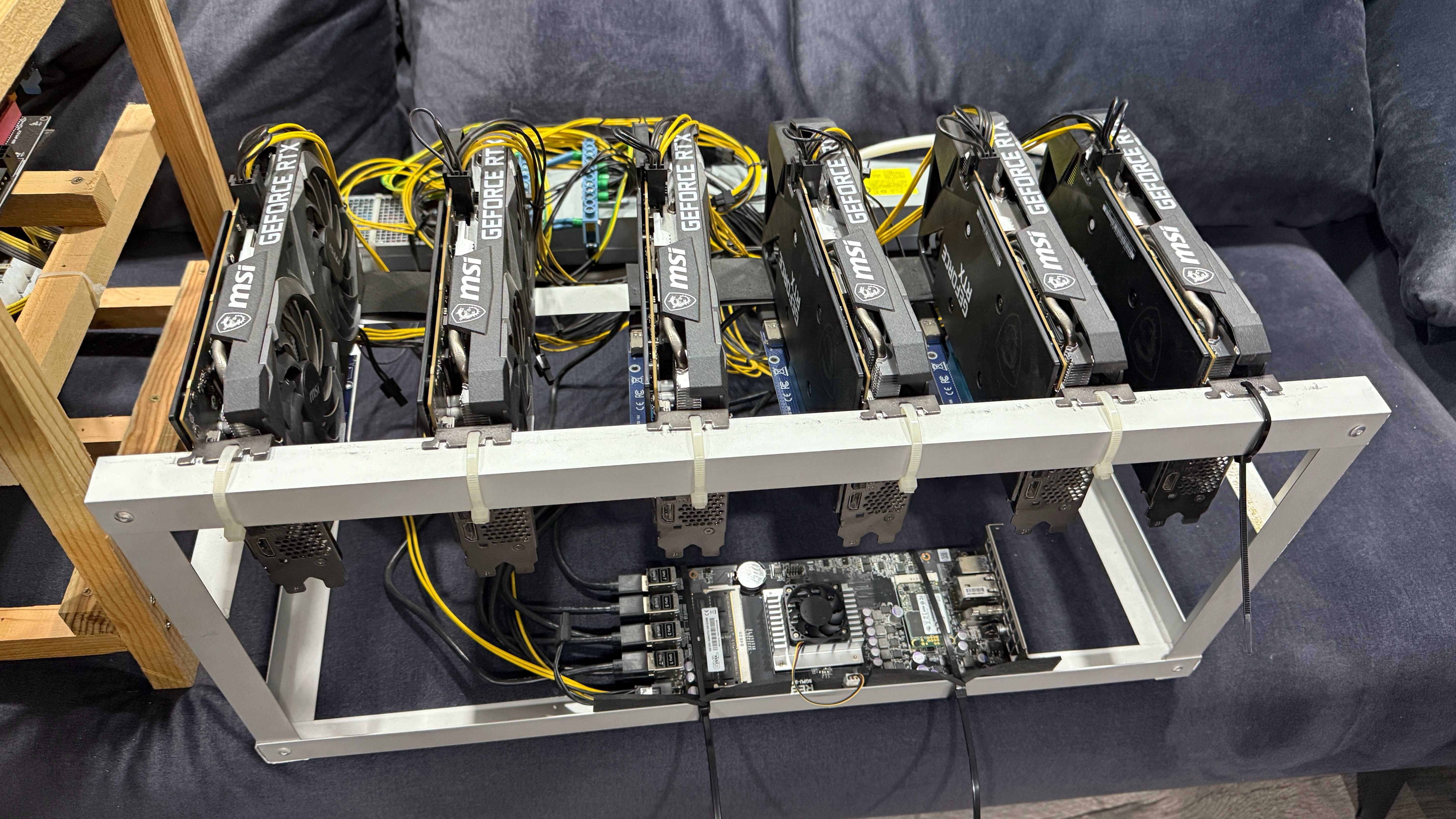 2xMining rigs/Копачки 3060ti no LHR