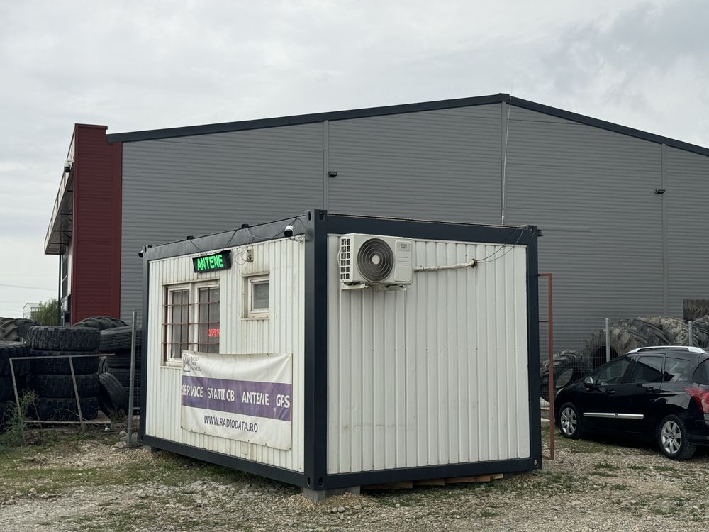 Vand container modular tip birou 5x3m spatiu comercial cu clima wifi