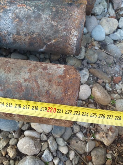 Țeavă neagră recuperată de 3 țoli la 2,20 metri lungime