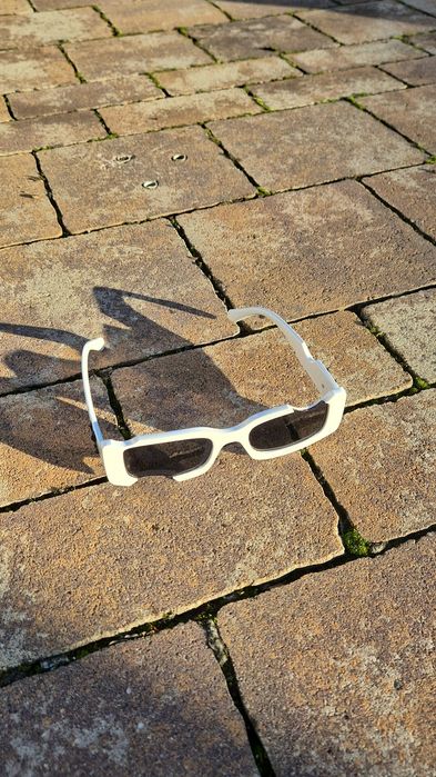 Ochelari de soare Off White Cady albi