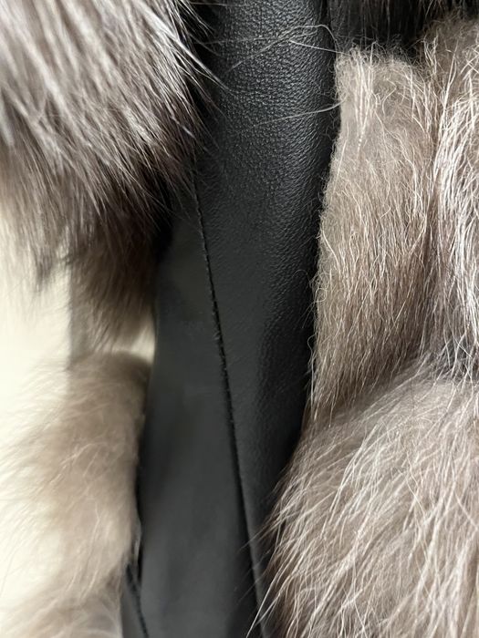 Палто - Елек с естесвен косъм