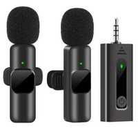 Microfon Lavaliera Wireless K35 cu Noise Reduction