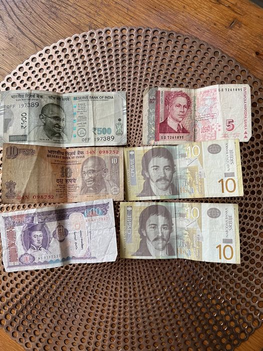 Lot bacnote rupi ( India )