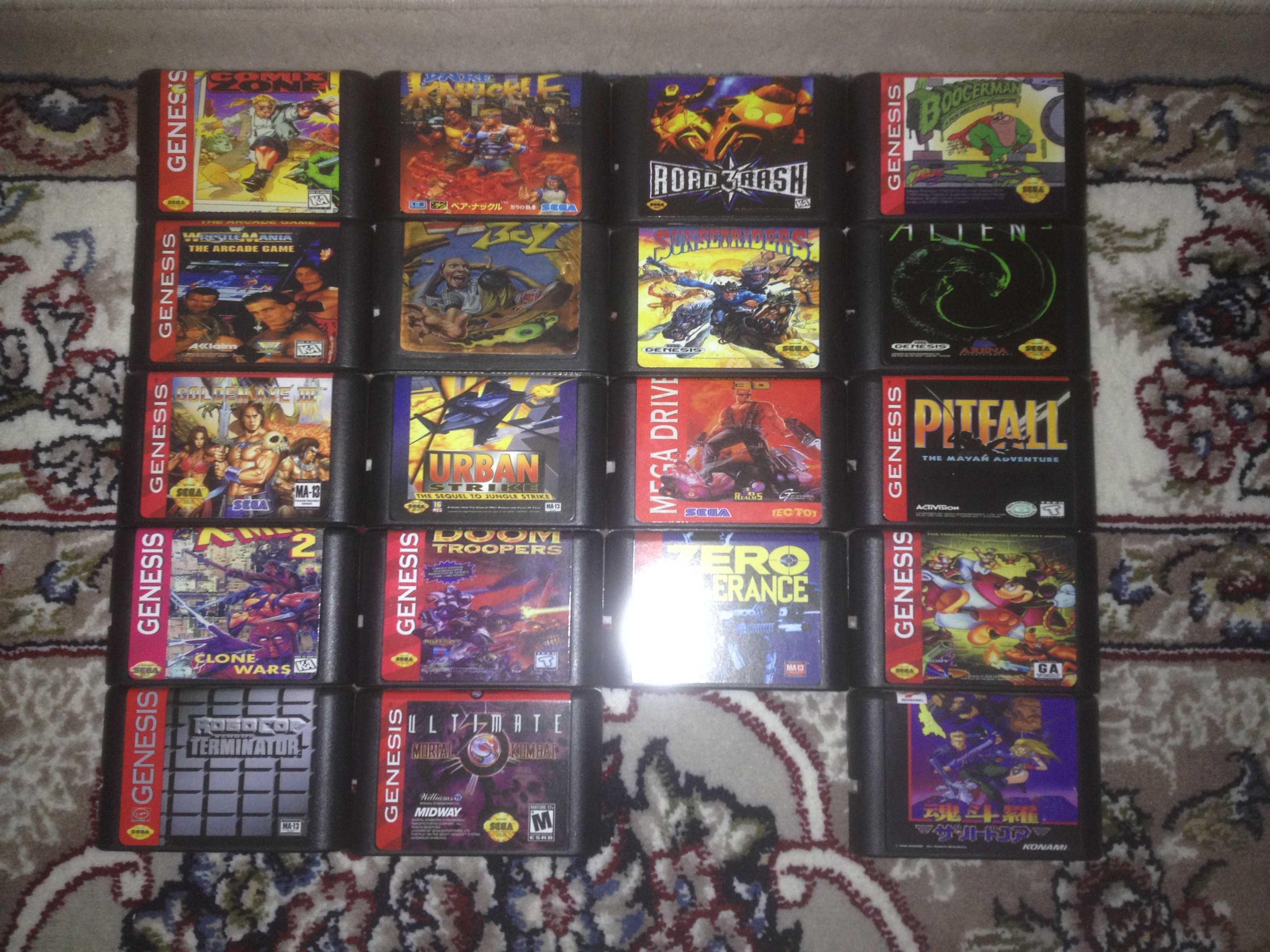 Картриджи для Sega Mega Drive