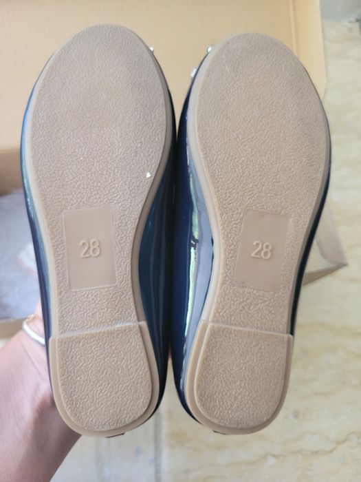 Pantofi/balerini eleganti fetita marimea 28 (17cm)Bata/original marine