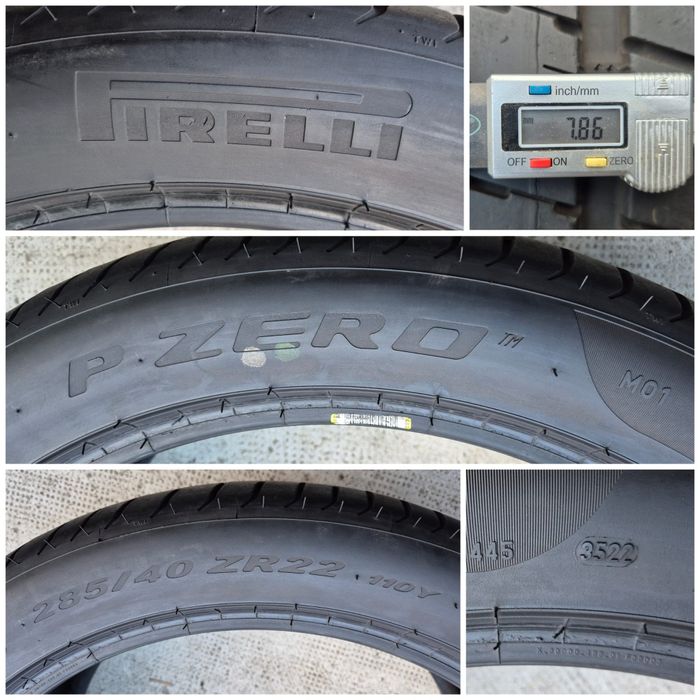 O bucată 285/40 R22 vară - una Pirelli