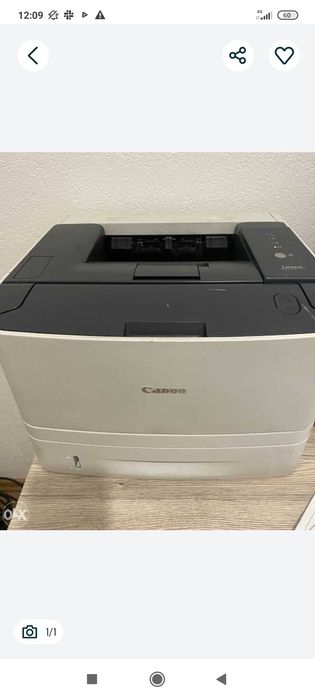 Принтер Canon черно-белый