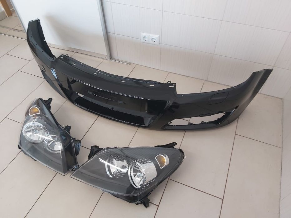 Pachet Bara Fata+Far Dreapta-Stanga Opel Astra H 04-07 (Z20R (Negru))