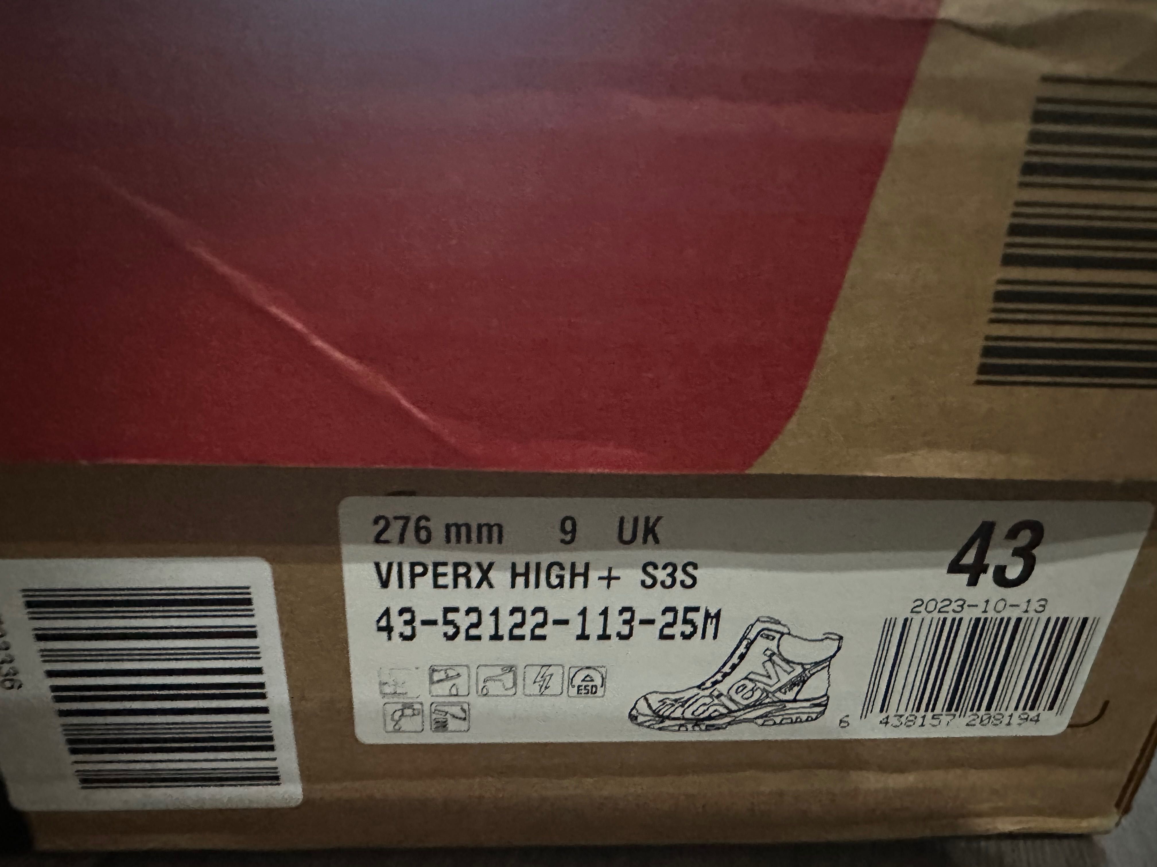 Работни обувки Sievi Viper High S3. Номер 43 и 44