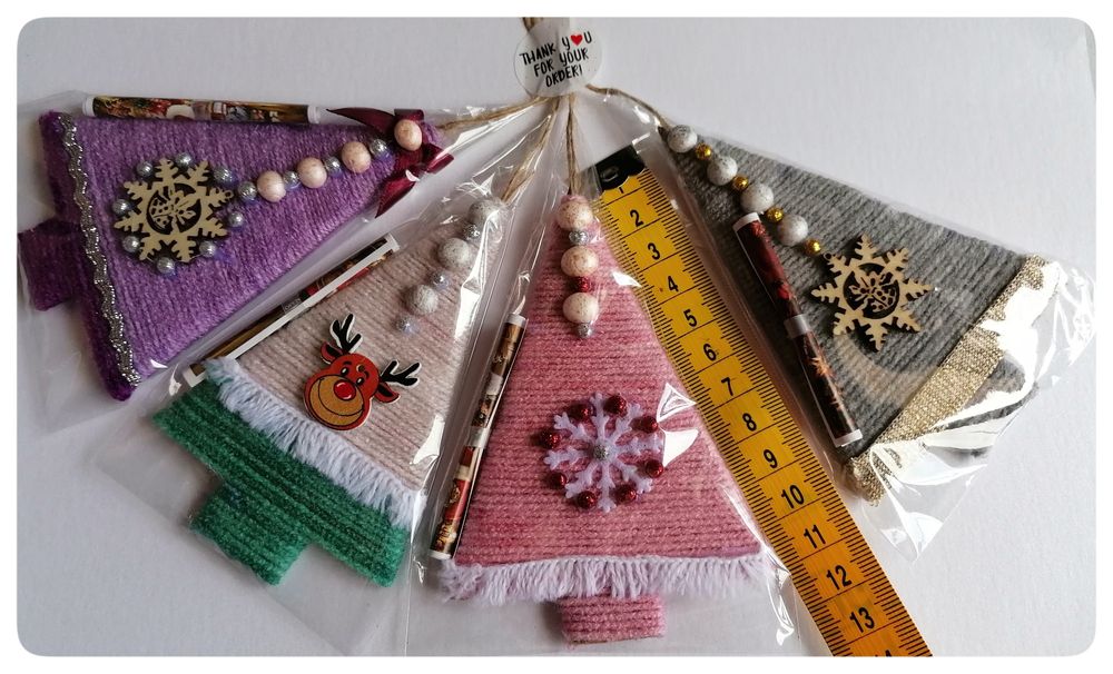 Коледни елхички с късметчета