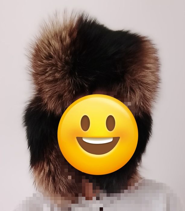 Меховая зимняя шапка