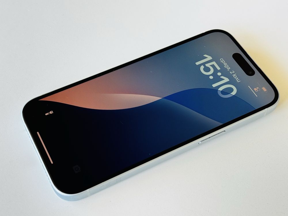 Iphone 15 128GB Blue 100% Батерия! Гаранция 6 месеца
