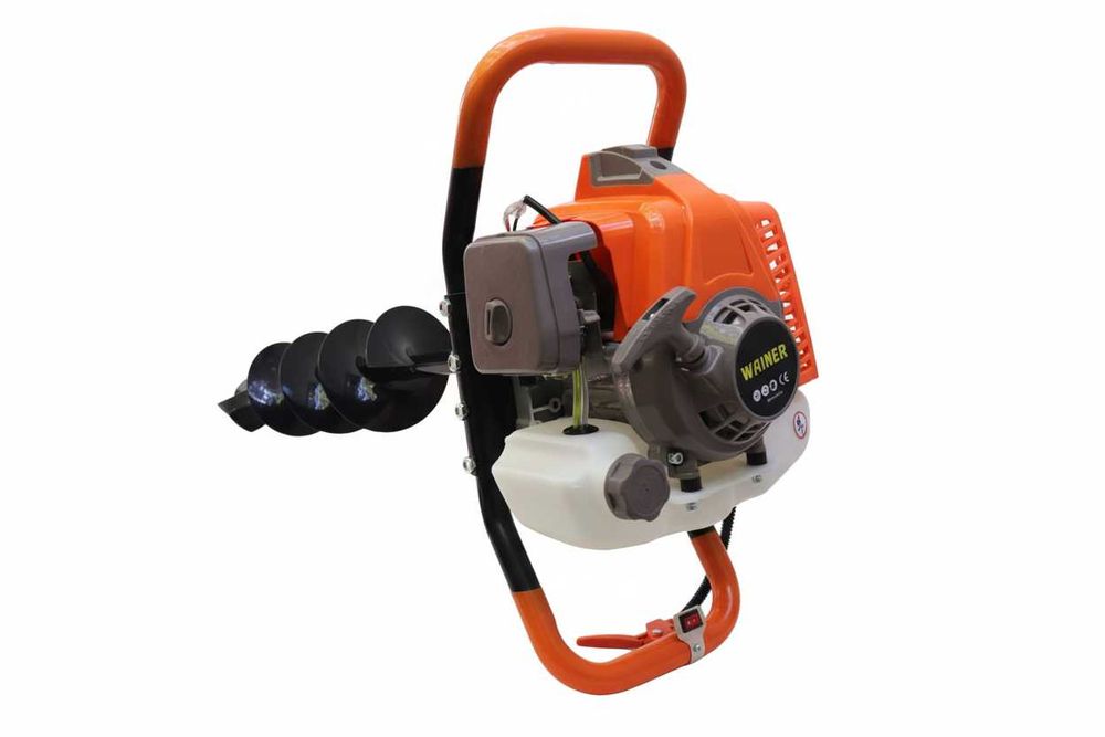 Motoburghiu pamant foreza 52cc 6CP + burghiu 150 mm WAINER EA2