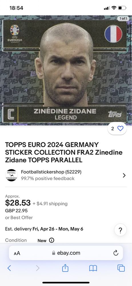 Album Stickere Euro 2024 Topps completat 70%