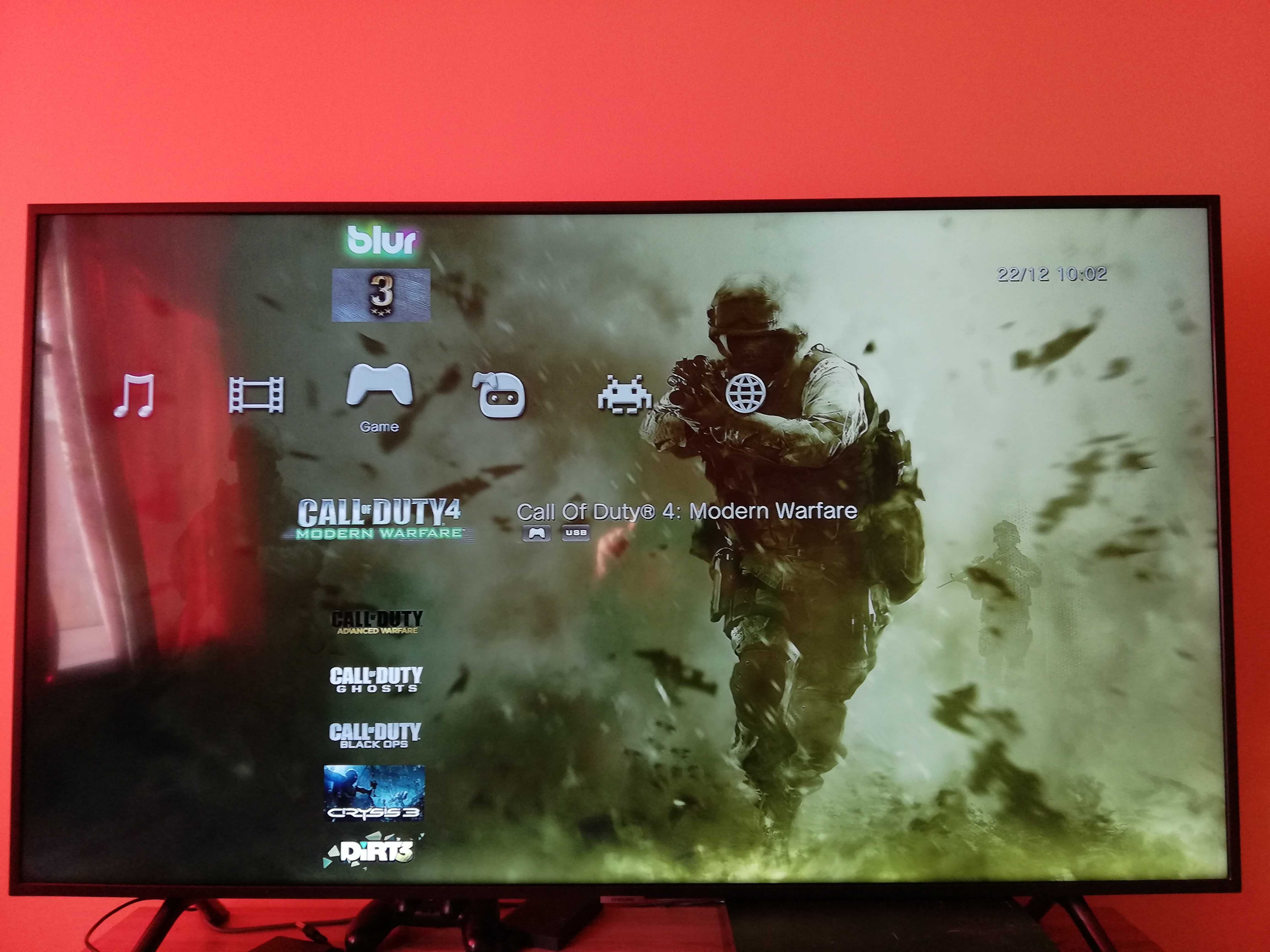 Memorie externa (500GB. HDD USB), 41 jocuri PS3.