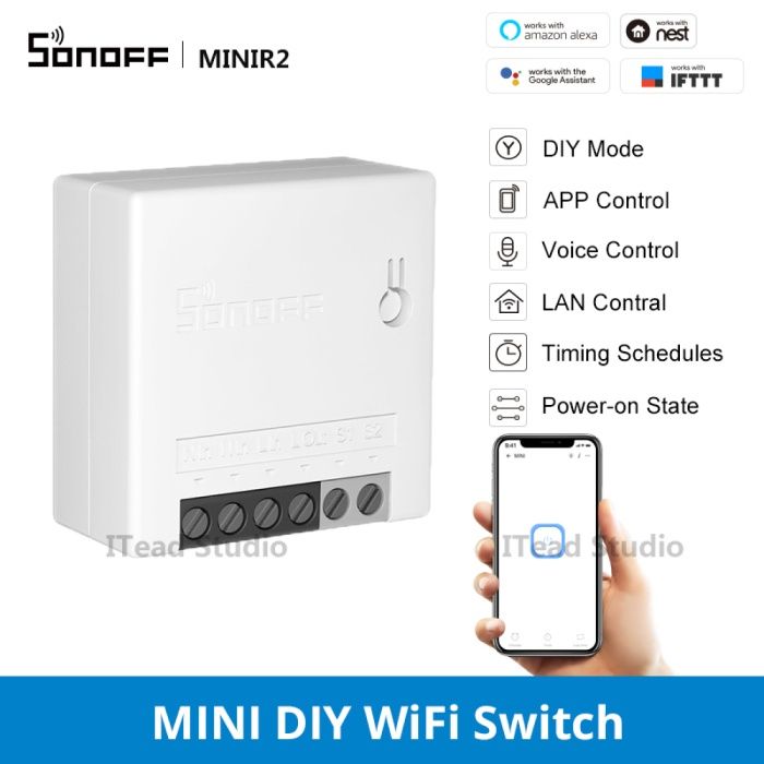 SONOFF MINIR2 - Wifi DIY двупосочен интелигентен превключвател