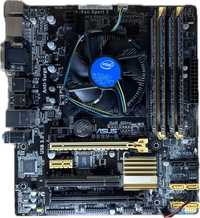 Kit Placa de baza +Procesor Xeon E3 1241V3(i7 4790) + B85M-E +16gb Ram