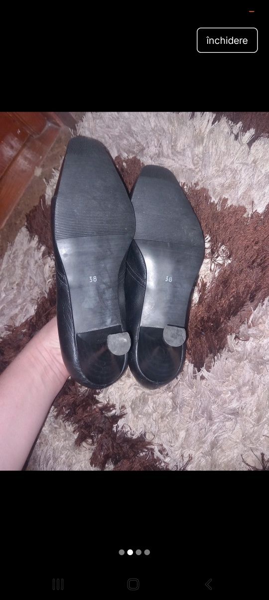 Pantofi dama din piele naturala foarte moale