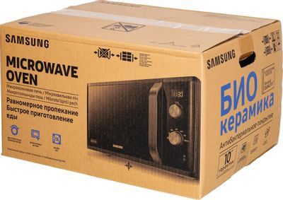 Микроволновая печь Samsung (solo 23L) Model  : MS23K3614AK  Доставка