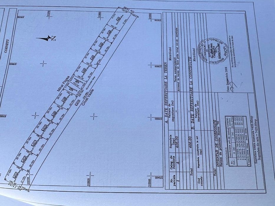 Teren, la pădurea Cornetu