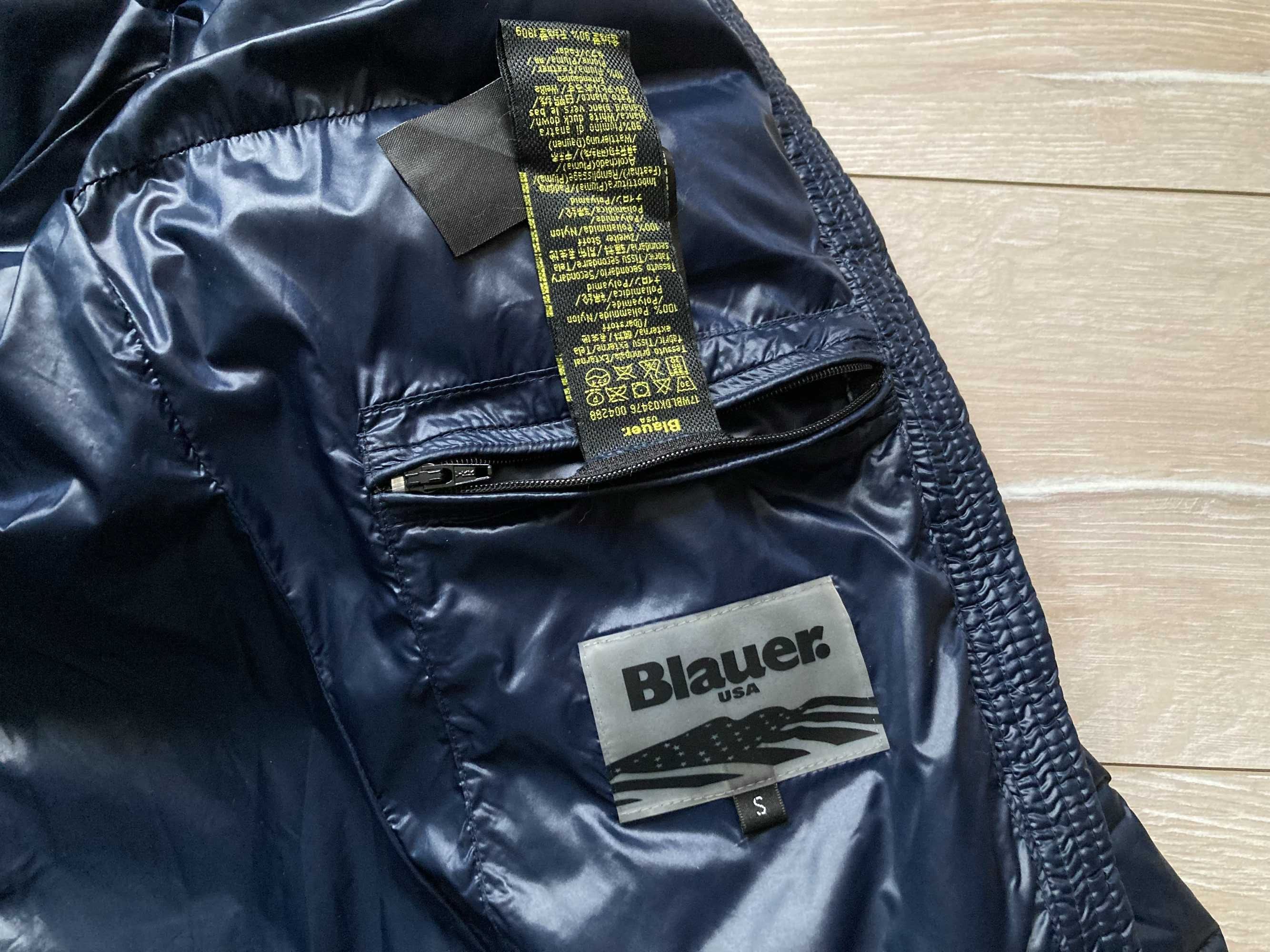 Blauer Down jacket женско дълго зимно пухено яке с гъши пух размер S