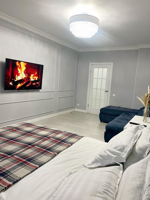 Сдается уютная евро трехкомнатная квартира напротив EXPO!