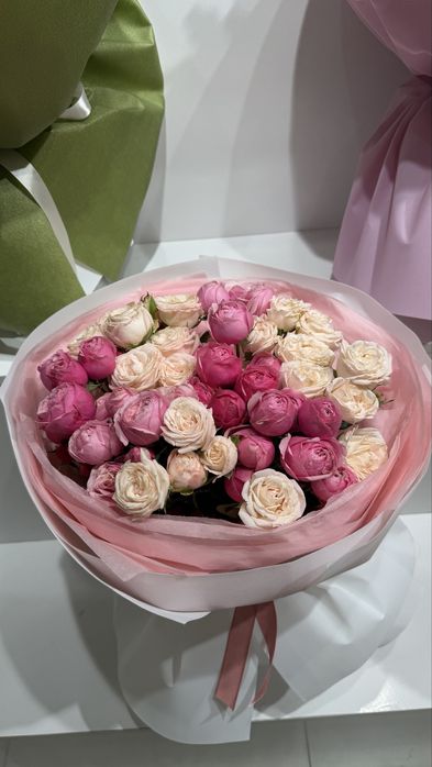 Большие букеты из цветочного магазина