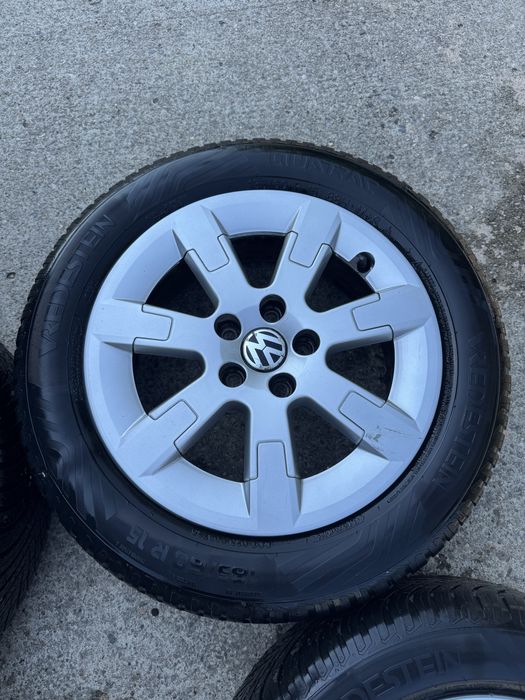 Jante aliaj Vw Polo 6R0601025E cu anvelope allseason 185/60/15