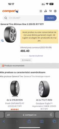 Jante r17 bmw f10 f30 e60 x1 x3 x5 anv vara ca noi 225 55 17 6 7 mm