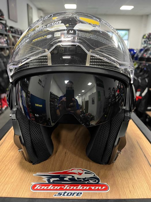 Отваряема мото каска за мотор SCORPION EXO TECH EVO ANIMO  M 57-58