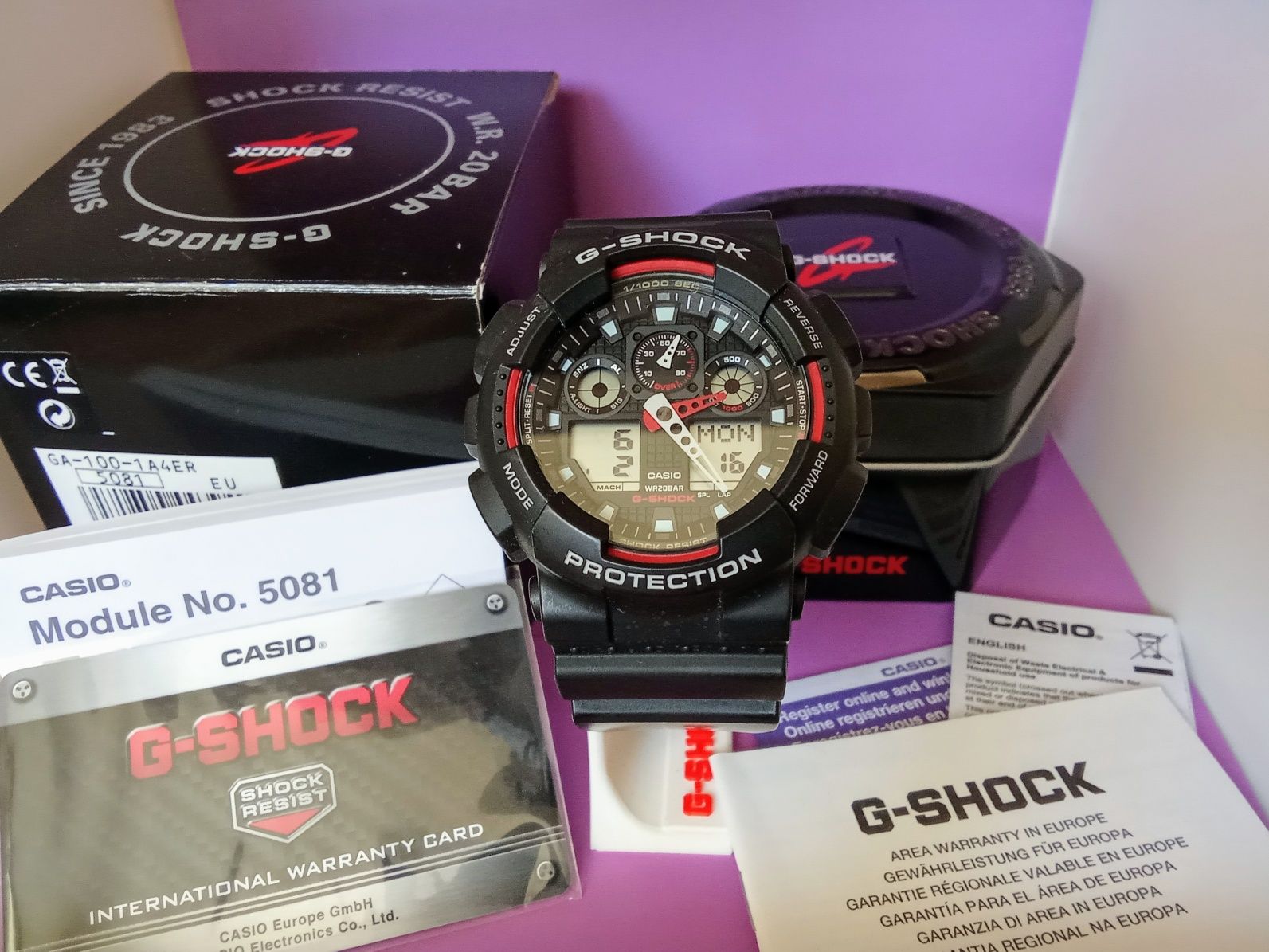 Мъжки часовник Casio G-Shock GA-100