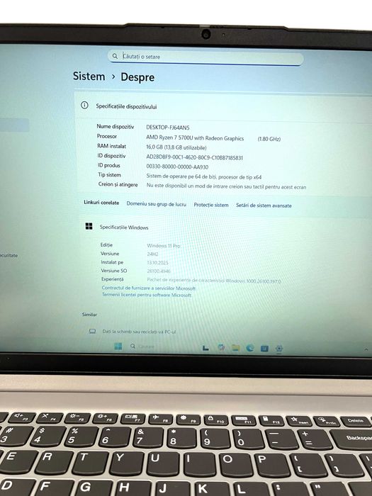 Laptop Lenovo IdeaPad 1 15ALC7, 512GB SSD/8GB RAM