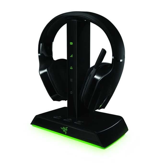 Гейминг слушалки Razer Chimaera - 5.1 Surround, безжични, черни