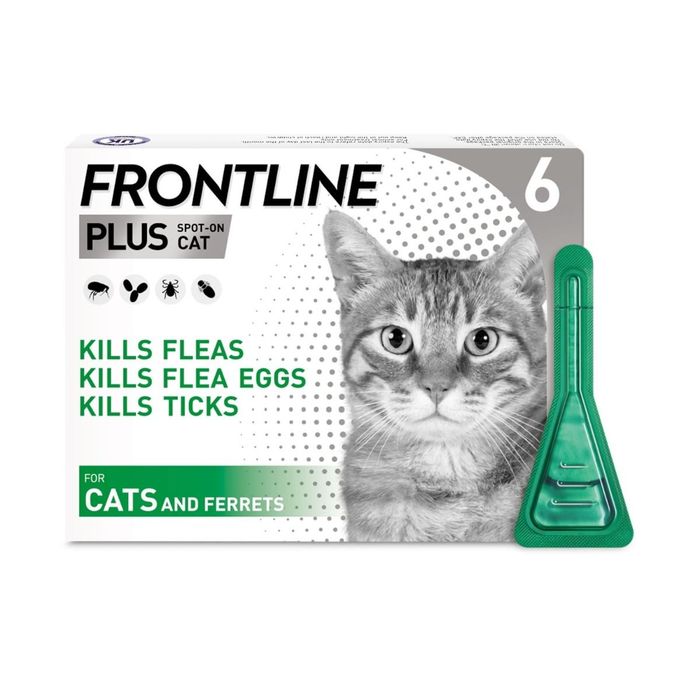 Frontline PLUS –  за котки против бълхи кърлежи фронтлайн паразити