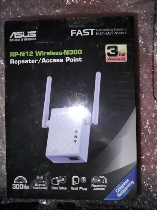 ASUS RP-N12, точка доступа, повторитель и сетевой мост всё в одном