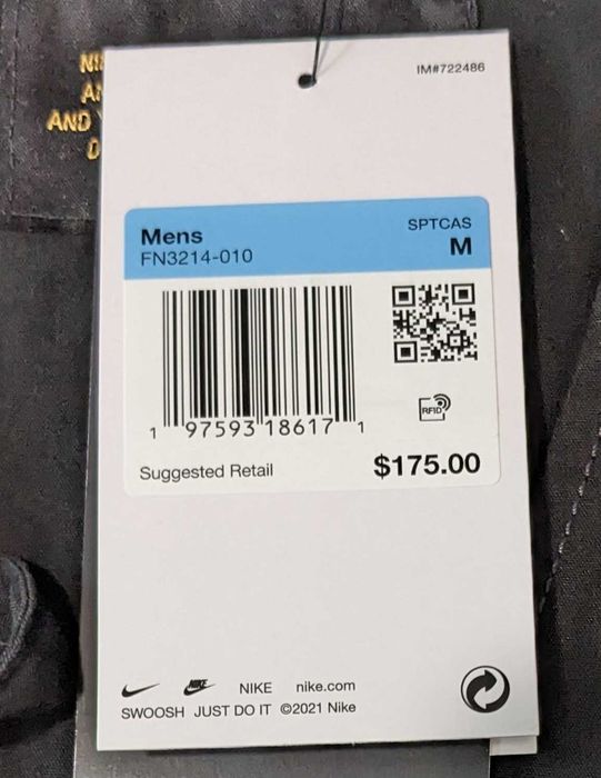 Nike Life Fishing мъжки черен рибарски елек донесен от Сащ. $175