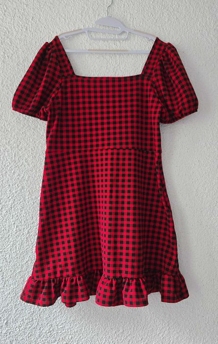 Карирана рокля ХЛ-2ХЛ