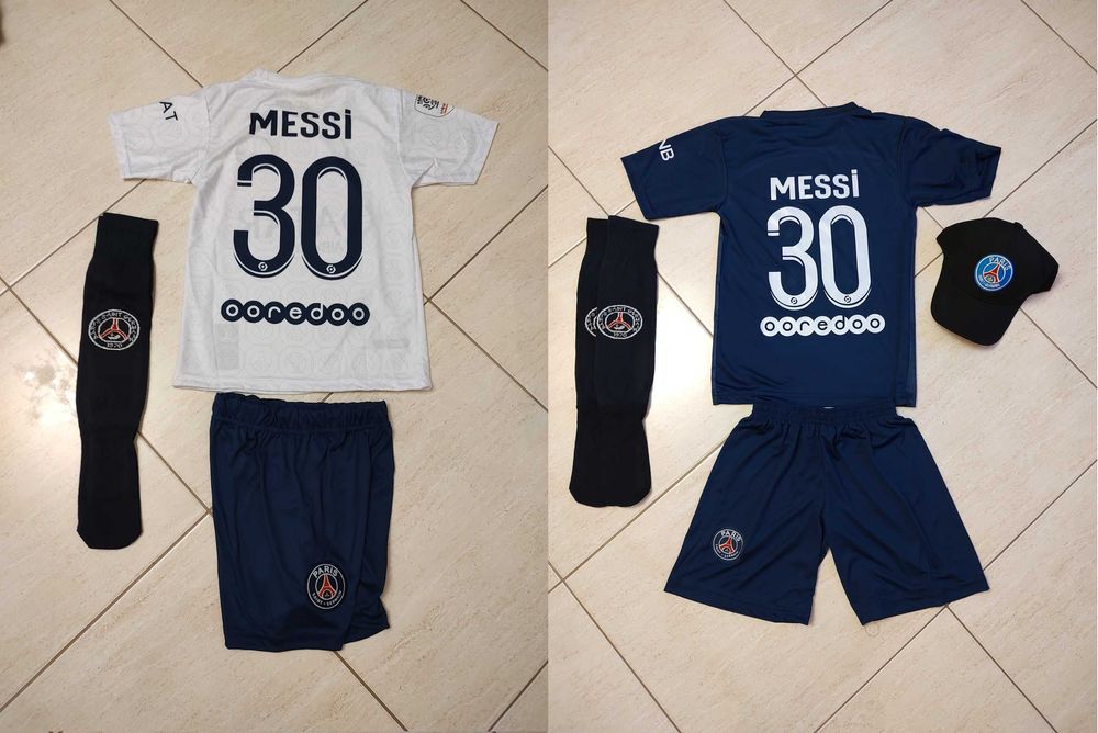 Неймар Бял Резервен Екип + Анцуг + Чорапи Неймар ПСЖ / PSG 2023 Детско