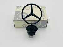 Emblema capota compatibila Mercedes negru mat