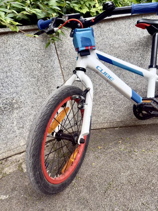 Bicicleta copii CUBE CUBIE 160 RT White Blue ROTI 16