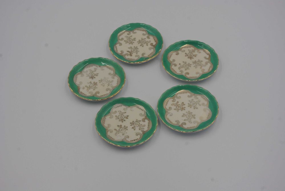 Set de 4 + 1 farfurioare vintage Oscar Schlegelmilch Germania