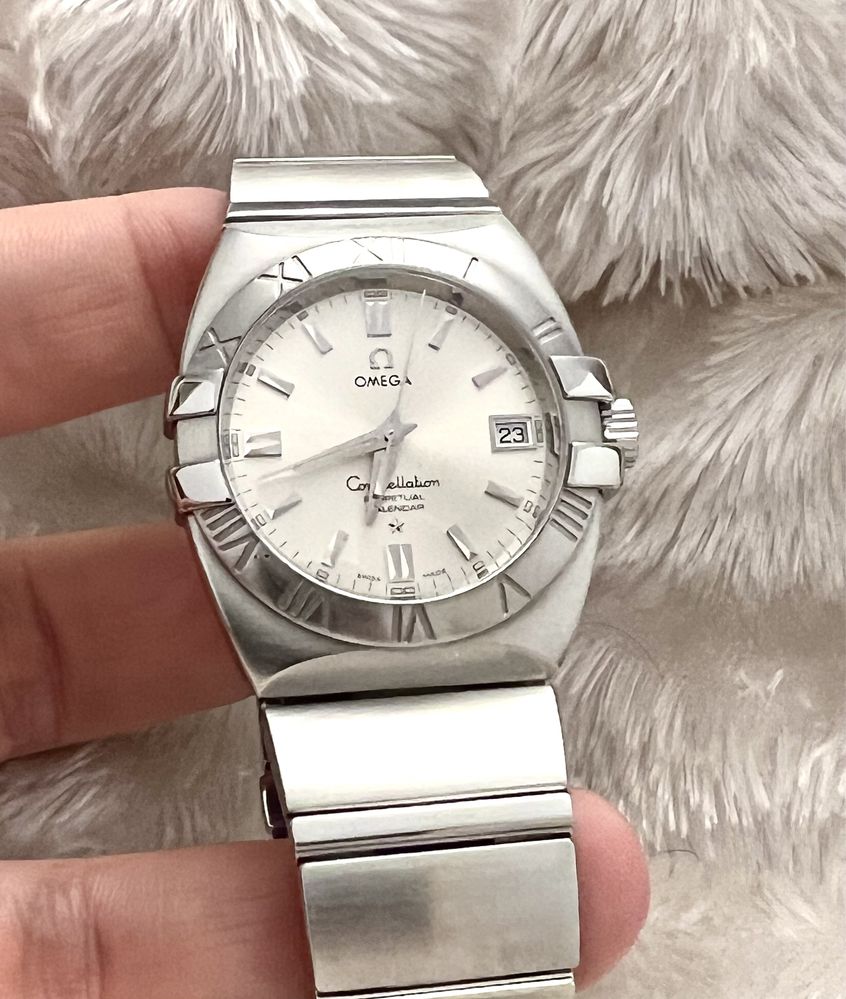 Omega Constellation Double Eagle Perpetual Calendar 38mm Otel Quartz