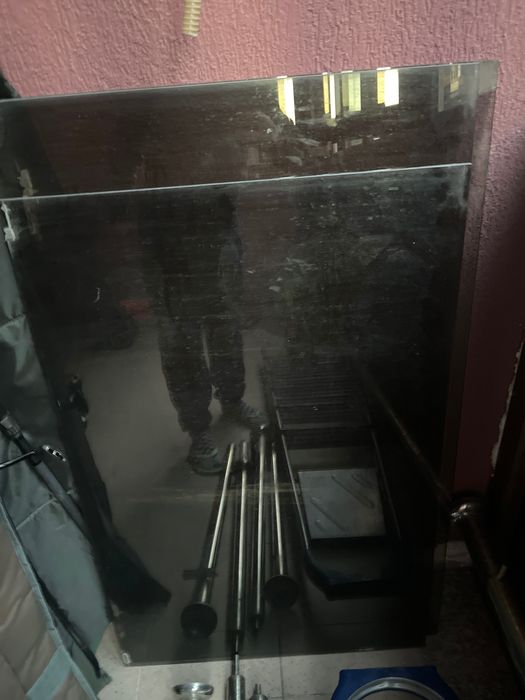 Balustradă inox cu geam securizat rezistent la șocuri