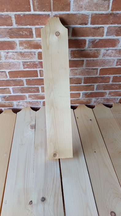 Șipca uscată pentru gard,lemn molid,50x10x2 cm