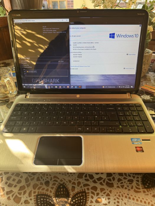 Laptop HP Pavilion DV6 i5  SSD Samsung 500GB  16GB RAM – Gata de lucru