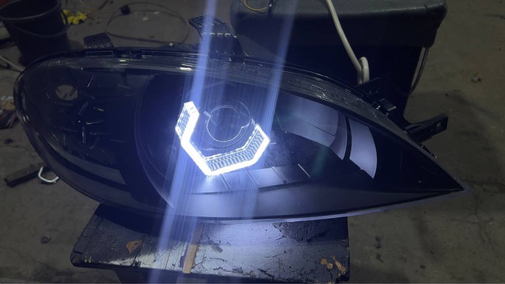 Фары BILED для Gentra (маска BMW)