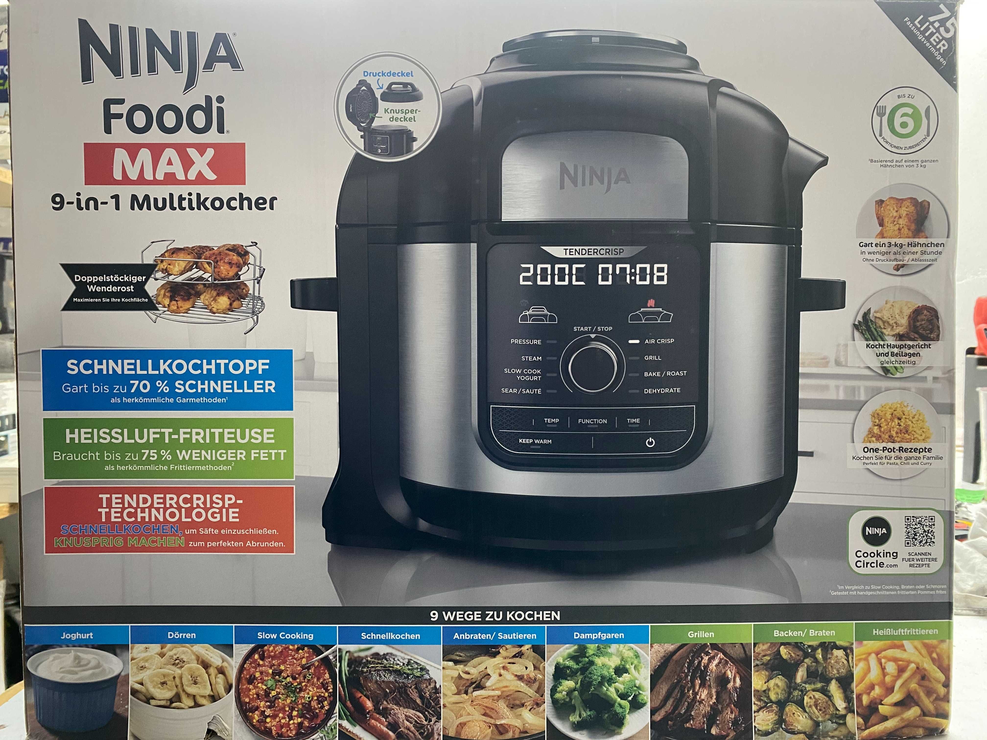 Multicooker Ninja OP500EU, 1460W, 7.5L, functie Slow Cook
